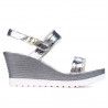 Sandalias de mujer 5031 plateadas
