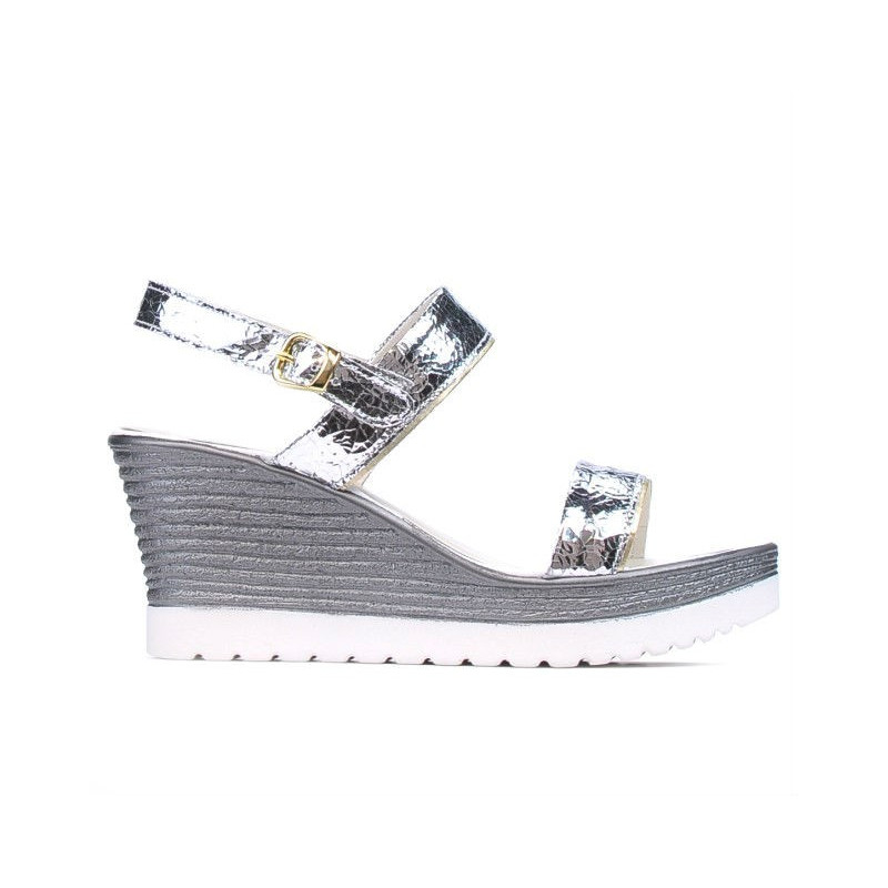 Sandalias de mujer 5031 plateadas