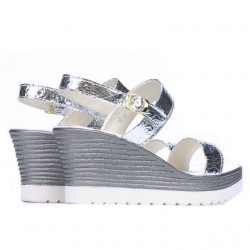 Sandalias de mujer 5031 plateadas