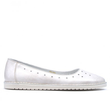 Bailarinas mujer 7004 beige nácar