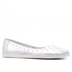Bailarinas mujer 7004 beige nácar