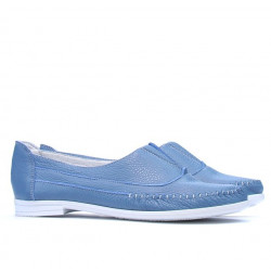 Mocasines de mujer 675 azul claro