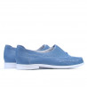 Mocasines de mujer 675 azul claro