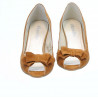 Sandalias de mujer 1255 camello ante