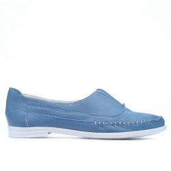 Mocasines de mujer 675 azul claro