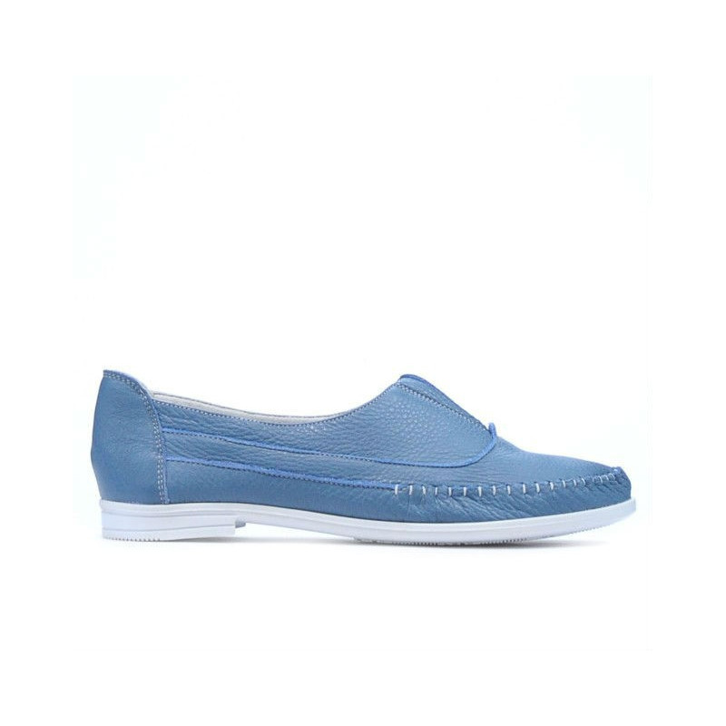 Mocasines de mujer 675 azul claro