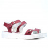 Sandalias mujer 5033 rojo