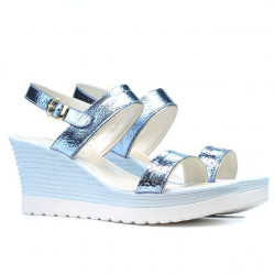 Sandalias de mujer 5031 azul plata