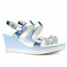 Sandalias de mujer 5031 azul plata