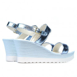 Sandalias de mujer 5031 azul plata