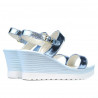 Sandalias de mujer 5031 azul plata