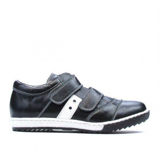 Zapatos para niños 134 negro+blanco