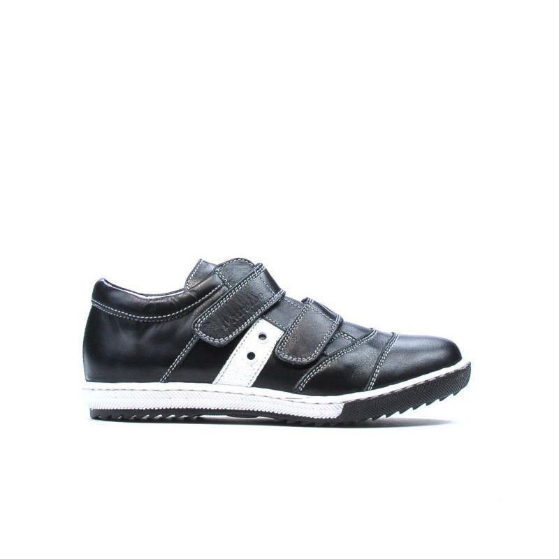 Zapatos para niños 134 negro+blanco