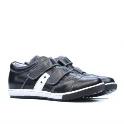Zapatos para niños 134 negro+blanco