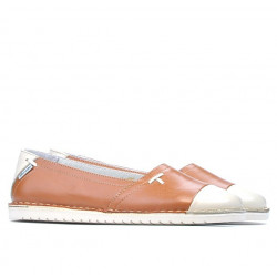 Bailarinas de dama 7003 marrón combinado