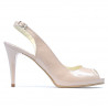 Sandalias mujer 1250 charol marfil