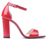 Sandalias de mujer 1259 charol rojo