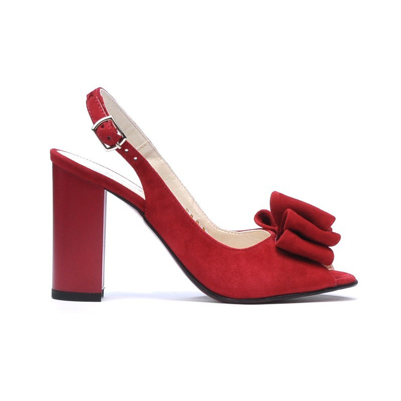 Sandalias mujer 1256 rojo antílope