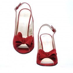 Sandalias mujer 1256 rojo antílope