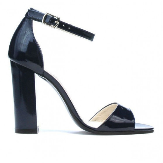 Sandalias de mujer 1259 charol índigo