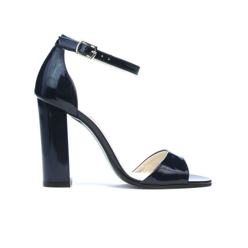 Sandalias de mujer 1259 charol índigo