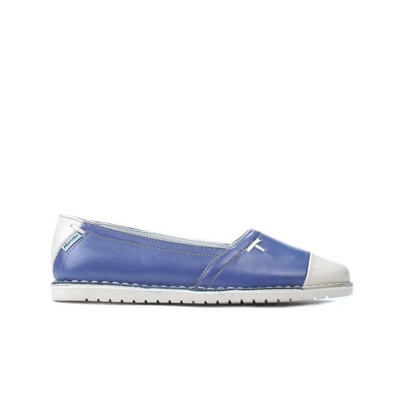 Bailarinas mujer 7003 azul combinado
