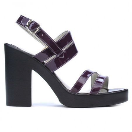 Sandalias de mujer 5027 charol morado