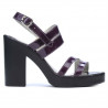 Sandalias de mujer 5027 charol morado