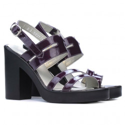 Sandalias de mujer 5027 charol morado