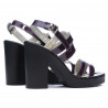 Sandalias de mujer 5027 charol morado