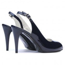 Sandalias mujer 1250 charol índigo