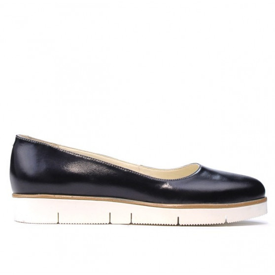 Zapatos casual de mujer 677 charol índigo