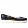 Zapatos casual de mujer 677 charol índigo