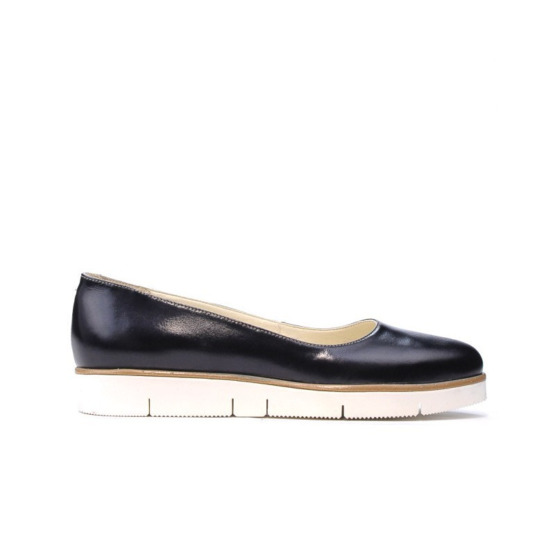 Zapatos casual de mujer 677 charol índigo