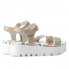 Sandalias mujer 5034 charol nude