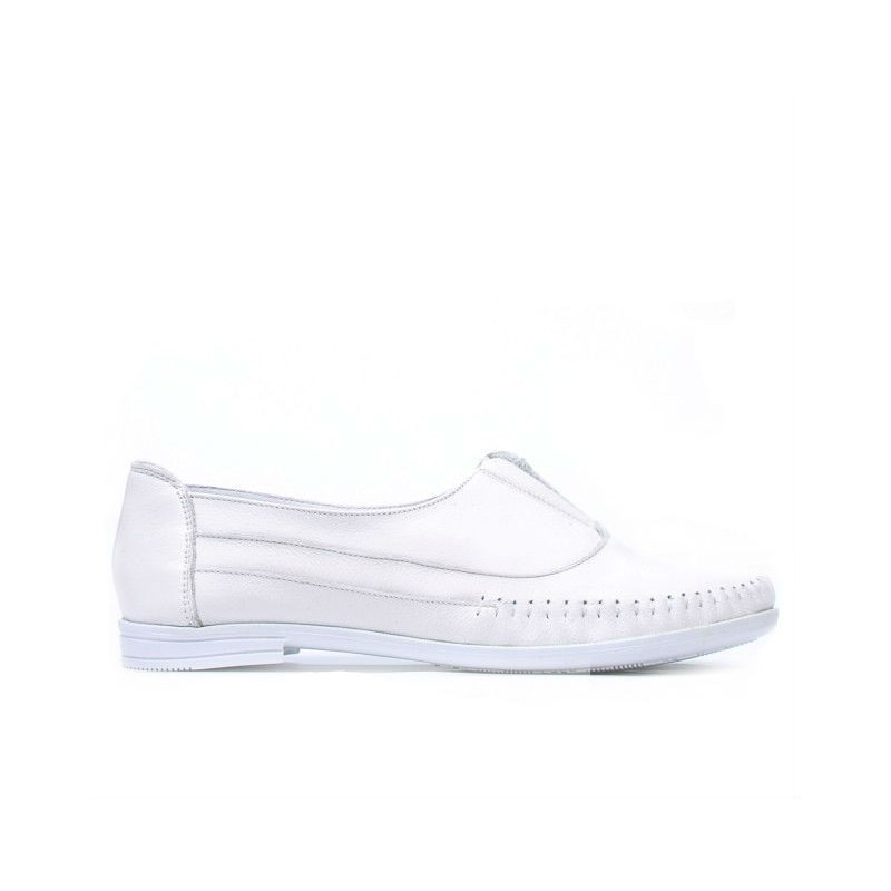 Mocasines mujer 675 blanco
