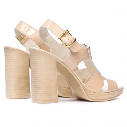 Sandalias de mujer 5029 charol nude