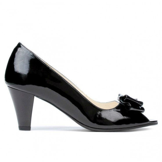 Sandalias de mujer 1255 charol negro
