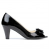 Sandalias de mujer 1255 charol negro