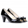 Sandalias de mujer 1255 charol negro