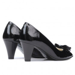Sandalias de mujer 1255 charol negro