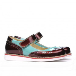 Zapatos para niños 153 charol borbo combinado 01