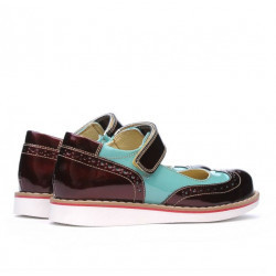 Zapatos para niños 153 charol borbo combinado 01