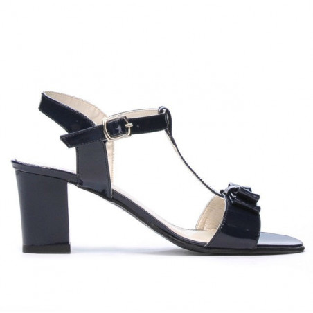 Sandalias de mujer 1257 charol índigo