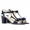 Sandalias de mujer 1257 charol índigo