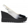 Sandalias de mujer 5026 negro+blanco