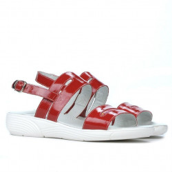 Sandalias de mujer 5035 charol rojo