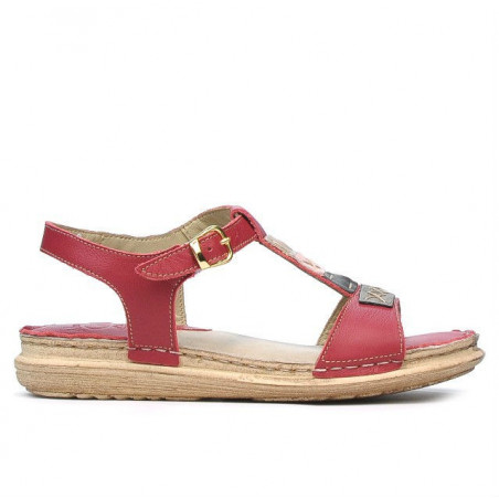 Sandalias mujer 5040 rojo