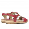 Sandalias mujer 5040 rojo