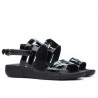 Sandalias mujer 5035 charol negro